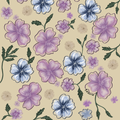 Botanical Reverie – Soft Beige 🤍
