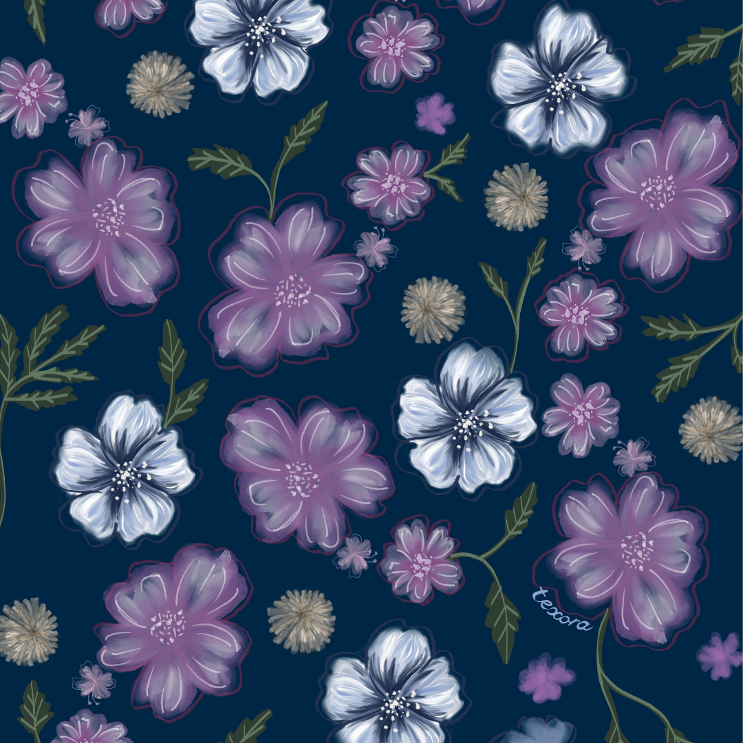 Botanicals Reverie – Midnight Blue 💙